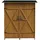 Habitat et Jardin Gartenschrank 33,5 x 152,5 x 140 cm Braun