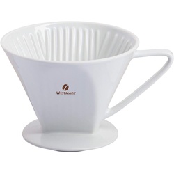 WESTMARK Permanentfilter Porzellan-Kaffeefilter/Filterhalter, Filtergröße 4