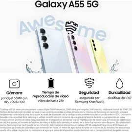 Samsung Galaxy A55 5G 256 GB Awesome Iceblue