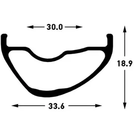 Stans No Tubes Flow Mk4 27.5 ́ ́ Felge - Black - 32H