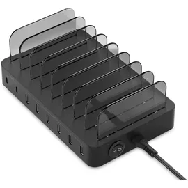 Conceptronic Ozul02b 8-Port 75w USB-PD Ladestation