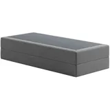 home collective Boxspringbett 100 x 200 cm H2 Grau