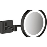 HANSGROHE AddStoris Kosmetikspiegel mit LED Leuchte, schwarz matt 41790670