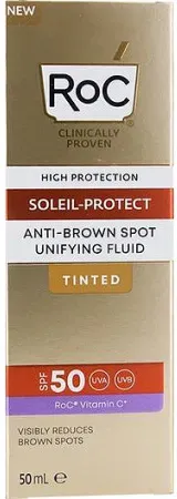 RoC Soleil Protect Fluid Gegen Pigmentflecken SPF50 Getönt 50ml