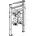 Geberit Duofix Element f. WT, 82-98cm, S-Arm.