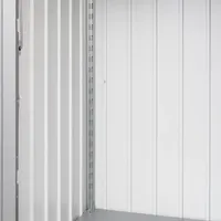Biohort Regalsteher Alex Duo 2 Stück B5,3 x H122,3 x T2,2 cm Silber