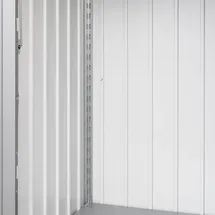 Biohort Regalsteher Alex Duo 2 Stück B5,3 x H122,3 x T2,2 cm Silber