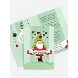 Weihnachtsgrußkarten geschäftlich selbst gestalten mit Spruch und Fotos im Onlinedesigner bei Meine-Kartenmanufaktur.de