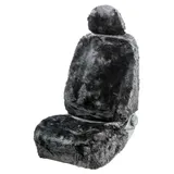 Walser Autositzbezug Maya Aus Lammfell Pkw-schonbezug Einzelsitz, Lammfellbezug Schwarz