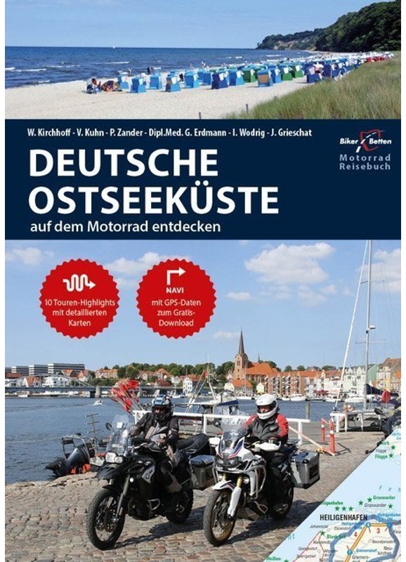 Motorrad Reiseführer Deutsche Ostseeküste - Werner Kirchhoff, Franz Kirchhoff, Kartoniert (TB)