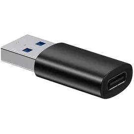 Baseus Ingenuity Series Mini OTG Adapter USB-A auf USB-C Adapter, Schwarz