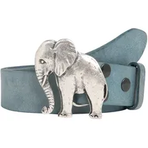 rettungsring gürtel Gürtel Leder blau 105