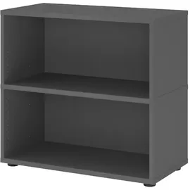 Hammerbacher Flexwall Aktenregal 80 x 40 x 74,6 cm grau