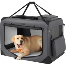 Songmics Hundebox faltbar XXXL grau