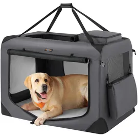 Songmics Hundebox faltbar XXXL grau