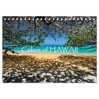 Calvendo Colors of HAWAII (Tischkalender 2026 DIN A5 quer),