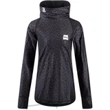 Eivy Damen Icecold Top Funktionsshirt Skiunterwäsche, Black Leopard, XS