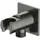 Omnires Universal Brausehalter mit Schlauchanschluss, 8873C-KAT,