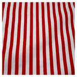 BrightGlow Baumwollstoff Streifen Stoff Meterware Gestreifter Polsterstoff 100% Baumwolle Stoff Zum Nähen Modestoff Dekostoff Handwerken Nähen Stoff für DIY Basteln Nähen Rot 18# 100x160cm