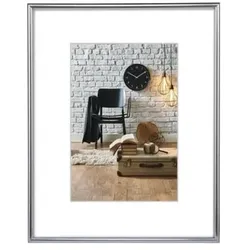 Bilderrahmen Sevilla, Kunststoff, 21x29,7cm, silber matt