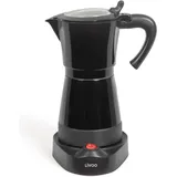 Livoo Elektrische Mokkakanne, Espressokocher, Schwarz