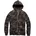 Kapuzenjacke Herren Dunkelbraun/Schwarz/Dunkelbeige XXL