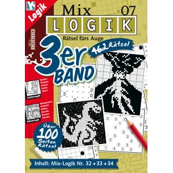 Mix Logik 3Er-Band / Mix Logik 3Er-Band Nr. 7. Nr.7.Nr.7 - Conceptis Puzzles  Kartoniert (TB)