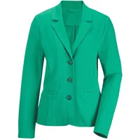 GOLDNER Damen elegante Jacke aus Stretchjersey Grün 54