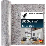 AQUILA Malervlies saugfähiges Malervlies, Vlies zum Streichen, Schutz für Böden & Möbel, rutschfestes Abdeckvlies, 25m, 300g 100 cm x 2500 cm