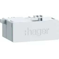 Hager ZZ45WAN2PP RJ45-Buchse in Patch/Patch Ausführung 180° für WAN-Anwendung, IP20, CAT 6A