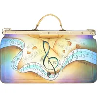 GREENLAND Nature Art+Craft Doktorkoffer Leder 48 cm Laptopfach mehrfarbig