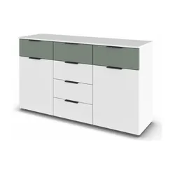 Sideboard  Skyla , weiß , Maße (cm): B: 140 H: 81