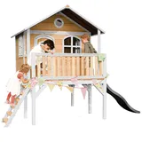 Axi Spielhaus Sophie 380 x 274 x 212 cm Braun/Weiß
