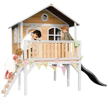 Axi Spielhaus Sophie 380 x 274 x 212 cm Braun/Weiß