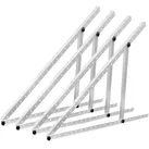 GLIESE Solarmodul-Halterung Solarmodule Halterung balkonkraftwerk halterung Neigungswinkel 0-90°, (4-tlg., 114cm Solarmodule Halterung)