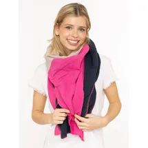 Zwillingsherz Viereck Blockstreifen pink One Size
