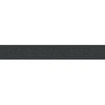 A.S. Création Moderne Wellen Bordüre 5 m x 8 cm 0 g Schwarz 384041