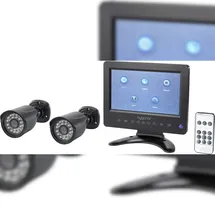 Sygonix SY-4600588 AHD-Überwachungskamera-Set mit 2 Kameras