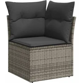 vidaXL Garten-Sofa-Set 10 pcs Grau