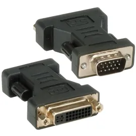 TECHLY DVI-Adapter VGA Stecker auf DVI Buchse Schwarz