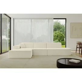 altdecor Ecksofa Ottomane Links IREA-L2-v3 327x165x77 cm Beige
