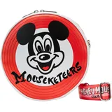 Loungefly Mickey Mouseketeers Umhängetasche Kunstleder Red