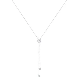 ELLI PREMIUM Y-Kette Kreis Geo mit Kristallen 925 Sterling Silber / Glas