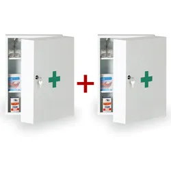Verbandskasten aus Metall 1+1 GRATIS, 45 x 32 x 19 cm