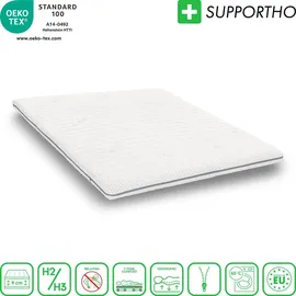supportho Premium Topper 140 x 200 cm Weiß