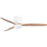 Nova Luce 9952376 ALOA Ventilator Weiß/Braun