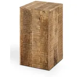 amagohome Blumensäule 27 x 27 x 50 cm Braun