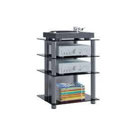 Möbel Kraft Regal ¦ silber ¦ Maße (cm): B: 59 H: 70 T: 48.0