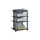 Möbel Kraft Regal ¦ silber ¦ Maße (cm): B: 59 H: 70 T: 48.0