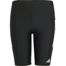 adidas 3-Streifen Kids Jammer-Badehose Black / White 140    